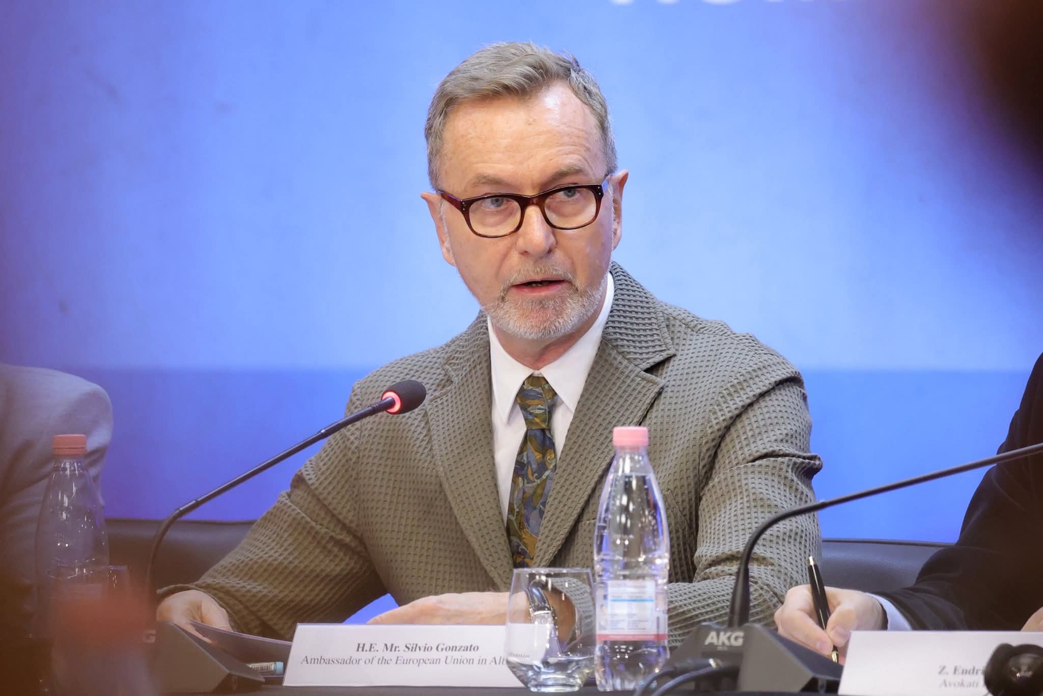 Ambasadori i BE në Shqipëri, Silvio Gonzato